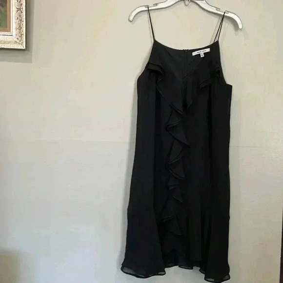 ❤️2/$50❤️Naked Zebra Spaghetti Straps Above Knee Black Little Dress-size S - Picture 1 of 8